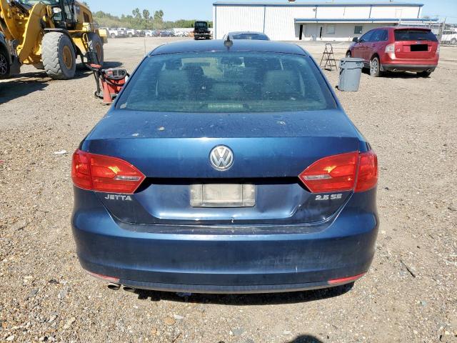 3VWDX7AJ2CM412061 - 2012 VOLKSWAGEN JETTA SE BLUE photo 6