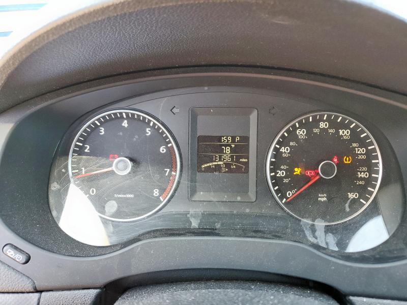 3VWDX7AJ2CM412061 - 2012 VOLKSWAGEN JETTA SE BLUE photo 9