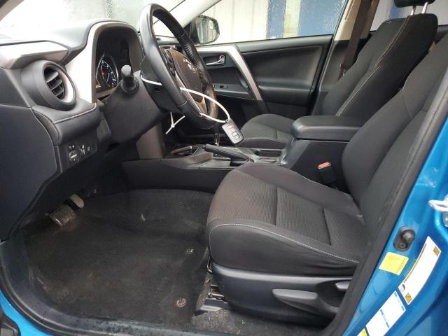 JTMRJREV4JD162639 - 2018 TOYOTA RAV4 HV LE BLUE photo 7