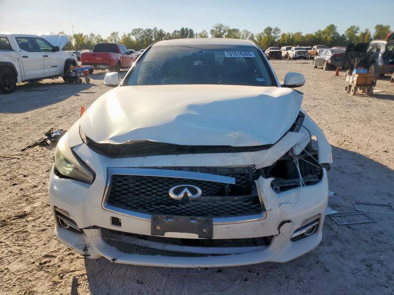JN1BV7AP1FM347467 - 2015 INFINITI Q50 BASE WHITE photo 5
