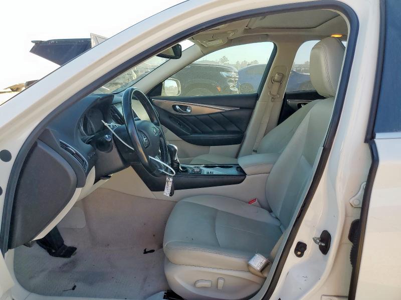 JN1BV7AP1FM347467 - 2015 INFINITI Q50 BASE WHITE photo 7
