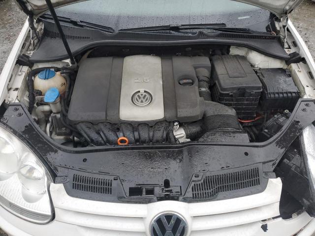 WVWDA71K09W087707 - 2009 VOLKSWAGEN RABBIT WHITE photo 11