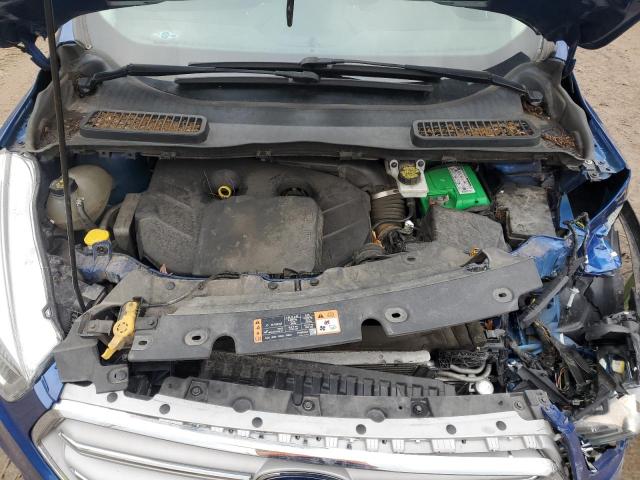 1FMCU9J95HUE03944 - 2017 FORD ESCAPE TITANIUM BLUE photo 12