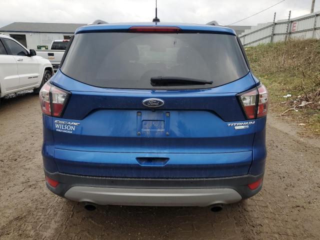 1FMCU9J95HUE03944 - 2017 FORD ESCAPE TITANIUM BLUE photo 6