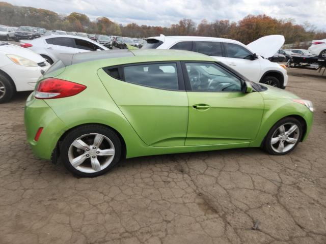 KMHTC6AD8CU044958 - 2012 HYUNDAI VELOSTER GREEN photo 3