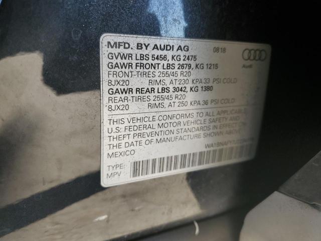 WA1BNAFY7J2234178 - 2018 AUDI Q5 PREMIUM PLUS BLACK photo 13