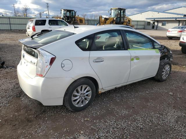 JTDKN3DP1E3050463 - 2014 TOYOTA PRIUS PLUG 白色 照片 3