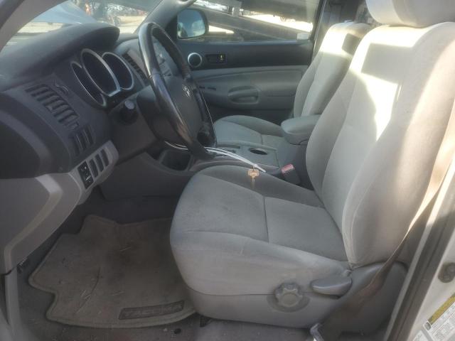 5TETX22N55Z061641 - 2005 TOYOTA TACOMA ACCESS CAB Сріблястий фото 7
