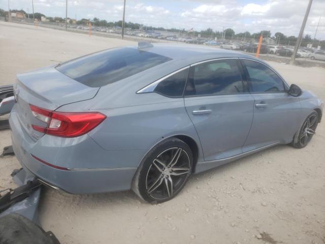 1HGCV2F93MA012371 - 2021 HONDA ACCORD TOURING GRAY photo 3