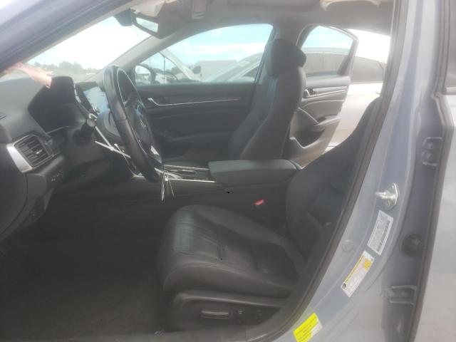 1HGCV2F93MA012371 - 2021 HONDA ACCORD TOURING GRAY photo 7