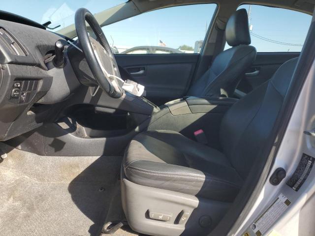 JTDKN3DU2D5562533 - 2013 TOYOTA PRIUS 银色 照片 7