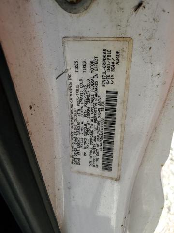 5TEWM72N32Z100886 - 2002 TOYOTA TACOMA XTRACAB 白色 照片 12