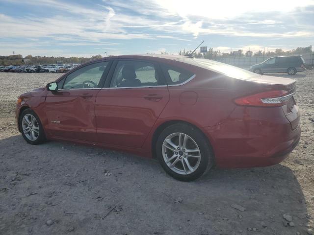 3FA6P0LU7JR173428 - 2018 FORD FUSION SE HYBRID Қызыл фото 2