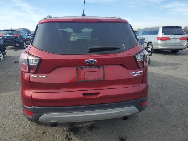 1FMCU9JD6HUE11989 - 2017 FORD ESCAPE TITANIUM RED photo 6