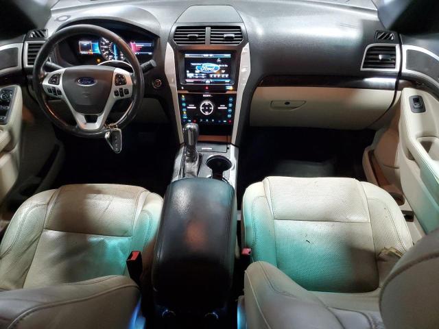 1FM5K8F88EGC12814 - 2014 FORD EXPLORER LIMITED RED photo 8