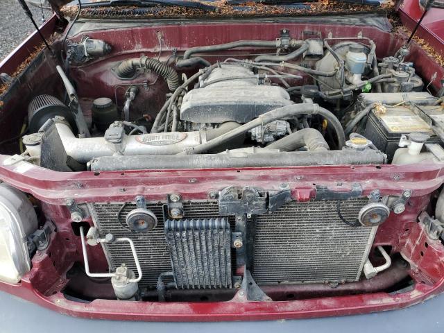 5TBBT4415YS005867 - 2000 TOYOTA TUNDRA ACCESS CAB Қызыл фото 11