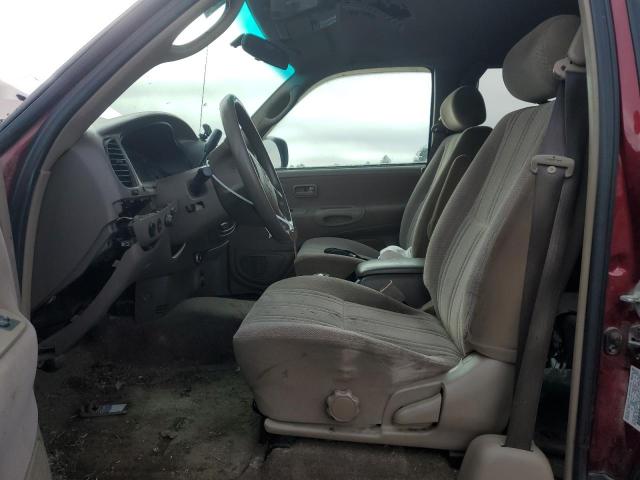5TBBT4415YS005867 - 2000 TOYOTA TUNDRA ACCESS CAB Қызыл фото 7