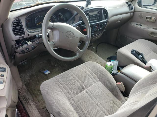 5TBBT4415YS005867 - 2000 TOYOTA TUNDRA ACCESS CAB Қызыл фото 8