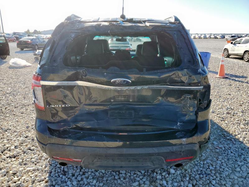 1FM5K7F81EGC46863 - 2014 FORD EXPLORER LIMITED BLACK photo 6