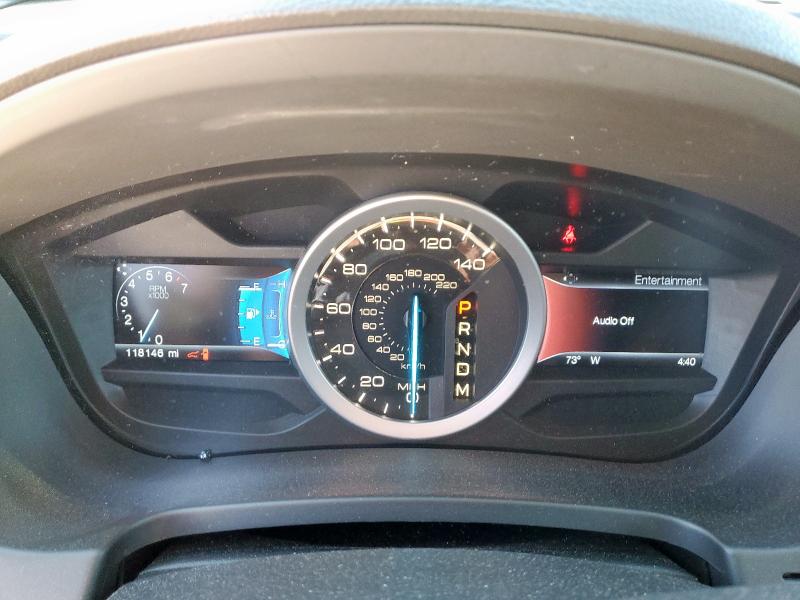 1FM5K7F81EGC46863 - 2014 FORD EXPLORER LIMITED BLACK photo 9