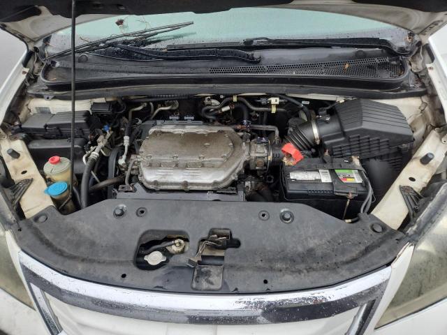 5FNRL3H76AB001240 - 2010 HONDA ODYSSEY EXL WHITE photo 12