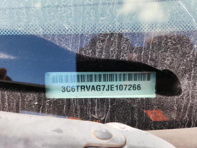 3C6TRVAG7JE107266 - 2018 RAM PROMASTER 1500 STANDARD Սպիտակ լուսանկար 14