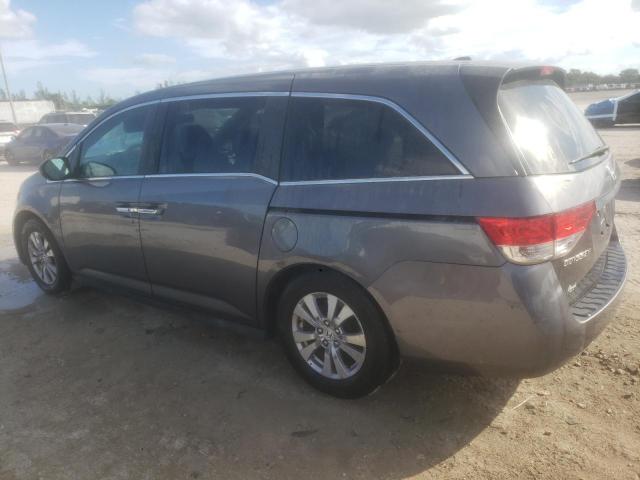 5FNRL5H66FB013124 - 2015 HONDA ODYSSEY EXL GRAY photo 2