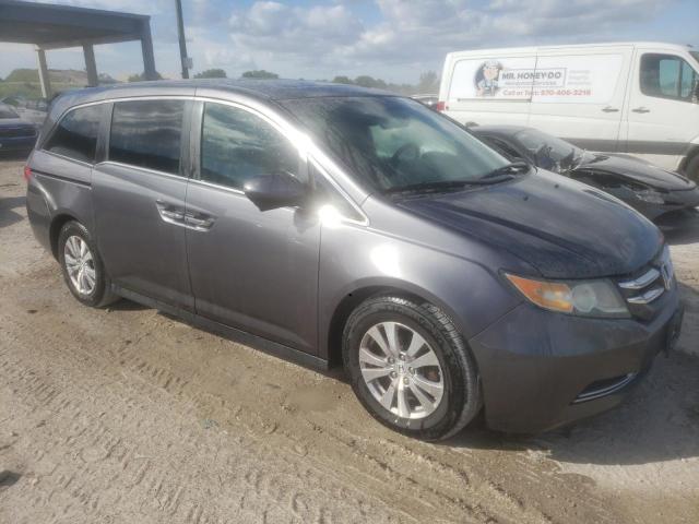 5FNRL5H66FB013124 - 2015 HONDA ODYSSEY EXL GRAY photo 4