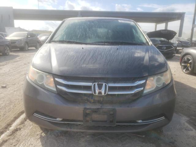 5FNRL5H66FB013124 - 2015 HONDA ODYSSEY EXL GRAY photo 5