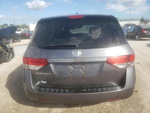 5FNRL5H66FB013124 - 2015 HONDA ODYSSEY EXL GRAY photo 6