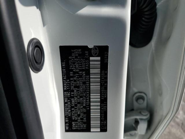 4T1DAACKXSU088306 - 2025 TOYOTA CAMRY XSE WHITE photo 13