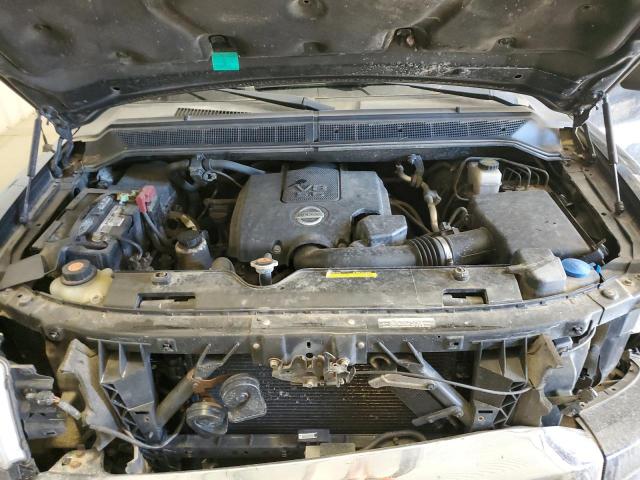 1N6AA0EC9DN304275 - 2013 NISSAN TITAN S BLACK photo 11