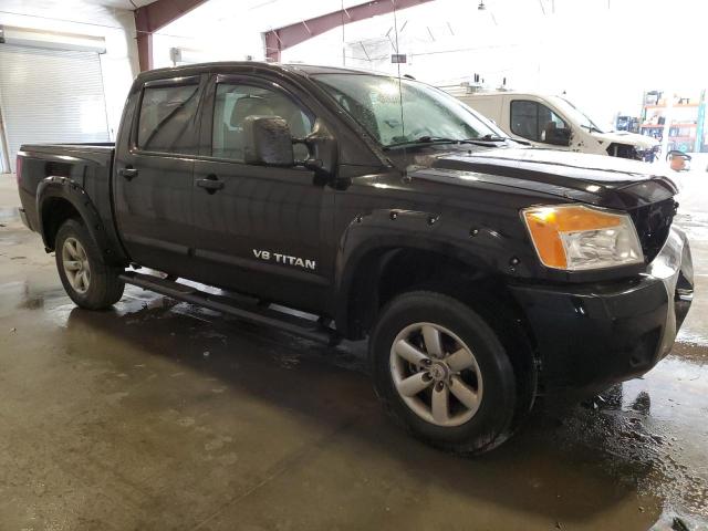1N6AA0EC9DN304275 - 2013 NISSAN TITAN S BLACK photo 4