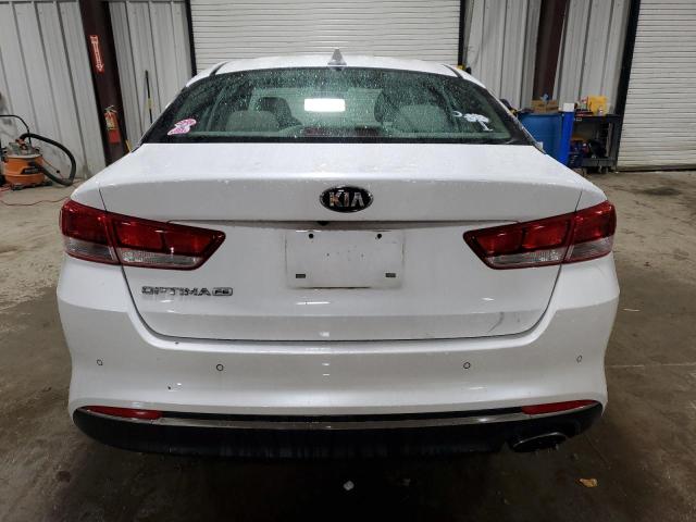5XXGT4L38JG200448 - 2018 KIA OPTIMA LX WHITE photo 6