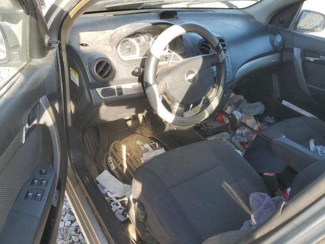 KL1TD56637B053422 - 2007 CHEVROLET AVEO BASE Күміс фото 8