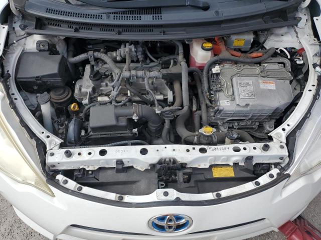 JTDKDTB32E1570718 - 2014 TOYOTA PRIUS C 白色 照片 12