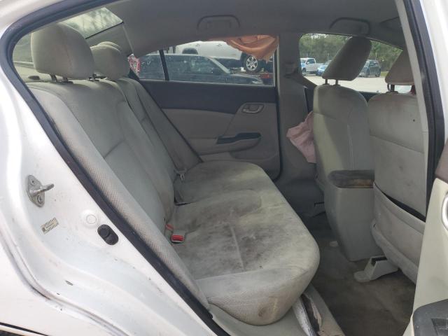19XFB2F58CE047372 - 2012 HONDA CIVIC LX WHITE photo 10