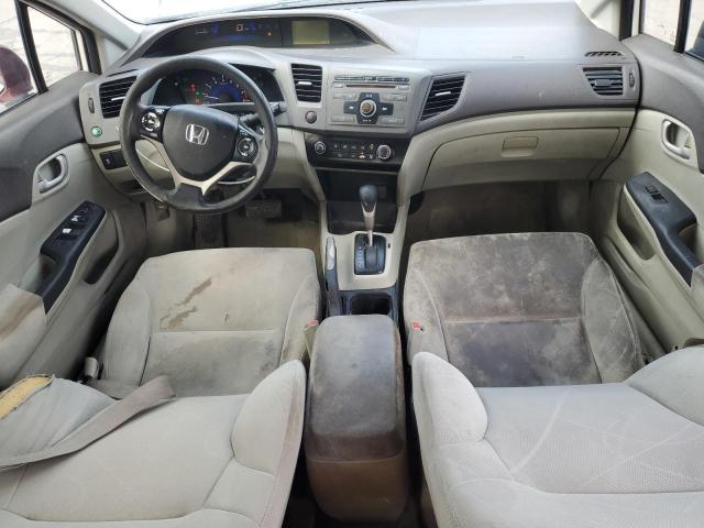 19XFB2F58CE047372 - 2012 HONDA CIVIC LX WHITE photo 8