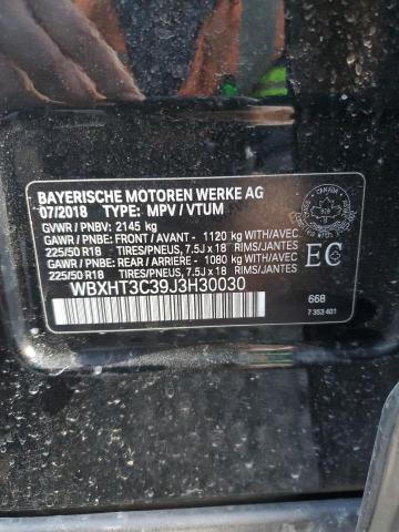 WBXHT3C39J3H30030 - 2018 BMW X1 XDRIVE28I 黑色 照片 13