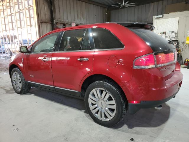 2LMDJ8JC0ABJ19768 - 2010 LINCOLN MKX RED photo 2