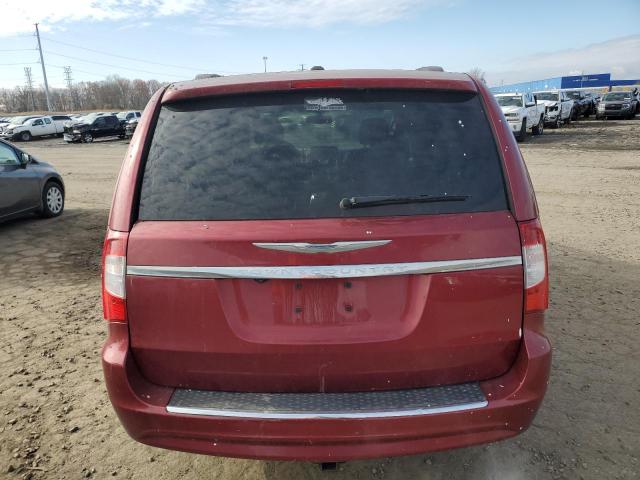 2C4RC1BG9DR805781 - 2013 CHRYSLER TOWN & COU TOURING RED photo 6