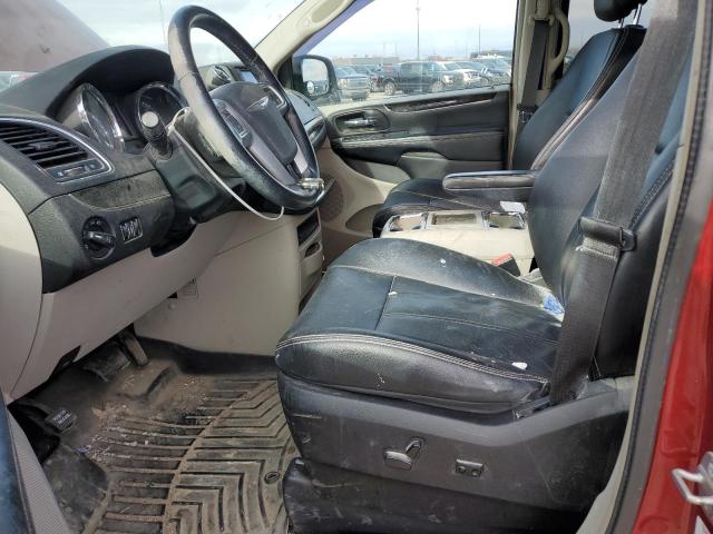 2C4RC1BG9DR805781 - 2013 CHRYSLER TOWN & COU TOURING RED photo 7