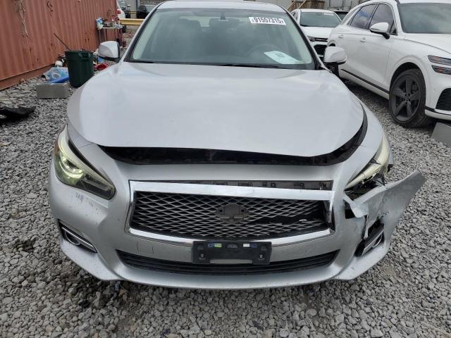 JN1BV7AR8EM680880 - 2014 INFINITI Q50 BASE SILVER photo 5