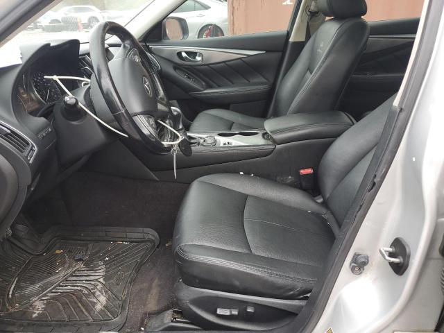 JN1BV7AR8EM680880 - 2014 INFINITI Q50 BASE SILVER photo 7