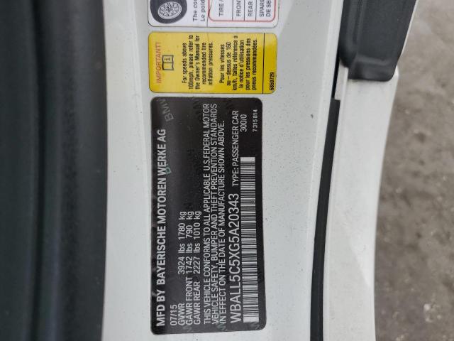 WBALL5C5XG5A20343 - 2016 BMW Z4 SDRIVE28I WHITE photo 12