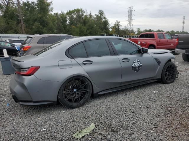 WBS33AY07PFR25860 - 2023 BMW M3 COMPETITION GRAY photo 3