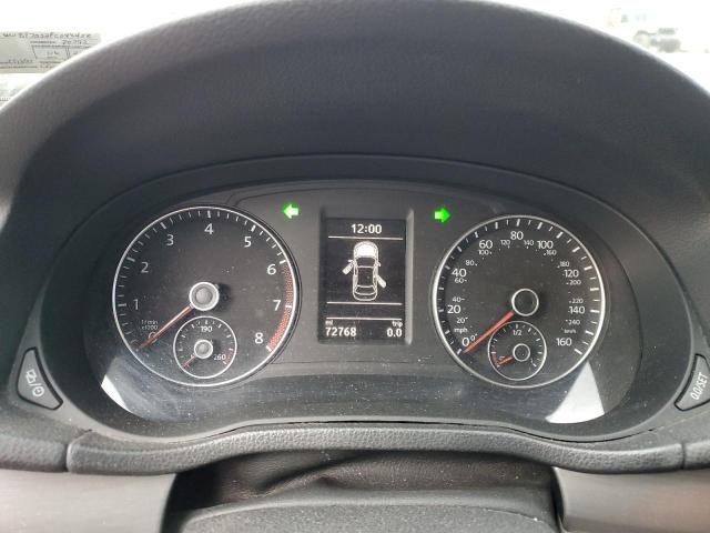 1VWBT7A32FC048458 - 2015 VOLKSWAGEN PASSAT SE SILVER photo 9