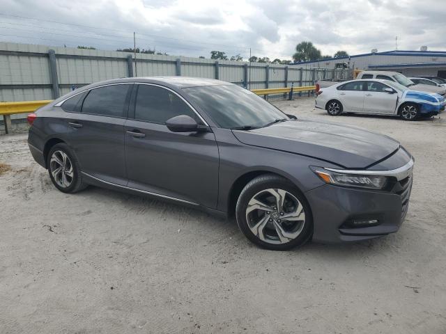 1HGCV1F50JA204818 - 2018 HONDA ACCORD EXL ნაცრისფერი ფოტო 4