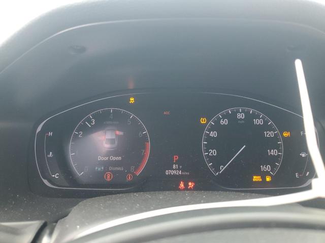 1HGCV1F50JA204818 - 2018 HONDA ACCORD EXL ნაცრისფერი ფოტო 9