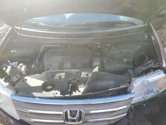 5FNRL5H63BB018369 - 2011 HONDA ODYSSEY EXL RED photo 12